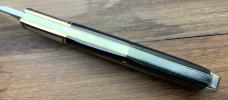 Waynorth Cutlery. Charlie C SFO Northfield UN-X-LD African Blackwood Special Factory Order. ..(GEC) 