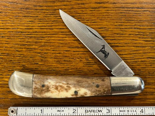 Parker Cut. Co. Single-Blade Knife w/Smooth Bone Scales Parker Cut. Co. Single-Blade Knife w/Smooth Bone Scales