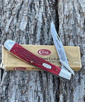 CASE XX ** SFO 1997 NUMBERED RED BONE JAGUAR