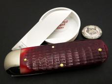 Great Eastern Cutlery #36 Northfield Elephant Toenail Clipper Blood Red Jigged Bone GEC 363122 Great Eastern Cutlery #36 Northfield Elephant Toenail Clipper Blood Red Jigged Bone GEC 363122