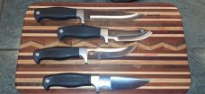 (SOLD) Kershaw "Sheath Hunting Knives" series - # 2014 Elk Skinner II  Japan made - Nice Condition
