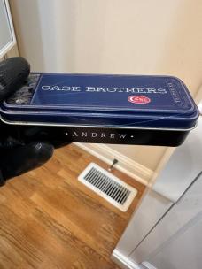 Case Brothers Classic Cheetah w/ Mother of Pearl handles & Silver Shield. Absolute Mint! Case Brothers Classic Cheetah w/ Mother of Pearl handles & Silver Shield. Absolute Mint!