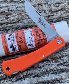 GEC ** 215124LB FARM & FIELD ORANGE DELRIN LOCKBACK BULL BUSTER GEC ** 215124LB FARM & FIELD ORANGE DELRIN LOCKBACK BULL BUSTER
