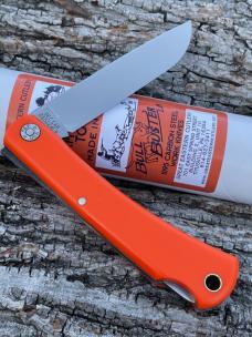 GEC ** 215124LB FARM & FIELD ORANGE DELRIN LOCKBACK BULL BUSTER GEC ** 215124LB FARM & FIELD ORANGE DELRIN LOCKBACK BULL BUSTER
