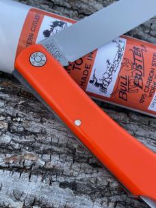 GEC ** 215124LB FARM & FIELD ORANGE DELRIN LOCKBACK BULL BUSTER GEC ** 215124LB FARM & FIELD ORANGE DELRIN LOCKBACK BULL BUSTER