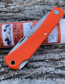 GEC ** 215124LB FARM & FIELD ORANGE DELRIN LOCKBACK BULL BUSTER GEC ** 215124LB FARM & FIELD ORANGE DELRIN LOCKBACK BULL BUSTER