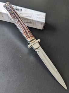 NIB AGA CAMPOLIN STAG DOMINUS 23CM-9" BAYONET AUTO NIB AGA CAMPOLIN STAG DOMINUS 23CM-9" BAYONET AUTO
