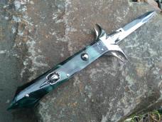 Custom 9 Inch Picklock With Kirinite and Raven Skull