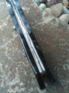 Custom 9 Inch Picklock With Kirinite and Raven Skull