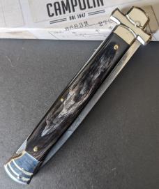 NIB 11"- 28 cm A.G.A. Campolin Brazilian Horn Maltese lockback a super beautiful quality stiletto NIB 11"- 28 cm A.G.A. Campolin Brazilian Horn Maltese lockback a super beautiful quality stiletto