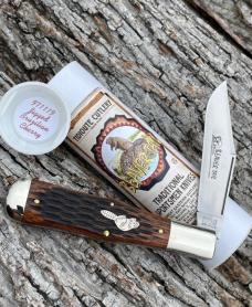 GEC TIDIOUTE ** 971119 JIGGED BRAZILIAN CHERRY BEAVER SHIELD BEAVER TAIL