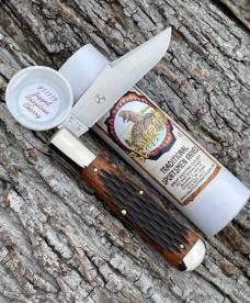 GEC TIDIOUTE ** 971119 JIGGED BRAZILIAN CHERRY BEAVER SHIELD BEAVER TAIL