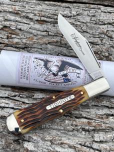 GEC TIDIOUTE ** 971119 ALLEGHENY AUTUMN GOLD JIGGED BONE LARGE COKEBOTTLE 1095 CARBON GEC TIDIOUTE ** 971119 ALLEGHENY AUTUMN GOLD JIGGED BONE LARGE COKEBOTTLE 1095 CARBON