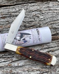 GEC TIDIOUTE ** 971119 ALLEGHENY AUTUMN GOLD JIGGED BONE LARGE COKEBOTTLE 1095 CARBON GEC TIDIOUTE ** 971119 ALLEGHENY AUTUMN GOLD JIGGED BONE LARGE COKEBOTTLE 1095 CARBON