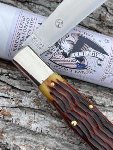 GEC TIDIOUTE ** 971119 ALLEGHENY AUTUMN GOLD JIGGED BONE LARGE COKEBOTTLE 1095 CARBON GEC TIDIOUTE ** 971119 ALLEGHENY AUTUMN GOLD JIGGED BONE LARGE COKEBOTTLE 1095 CARBON