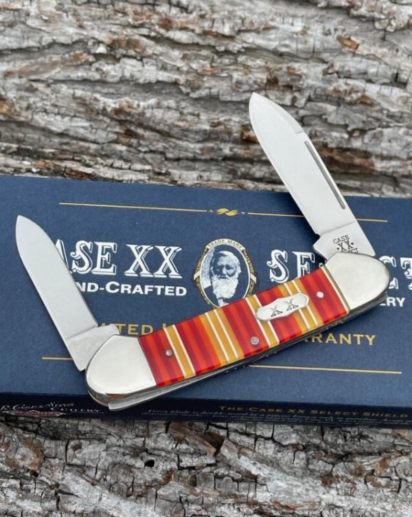 CASE SELECT ** 2001 CANDY STRIPE SYNTHETIC CANOE