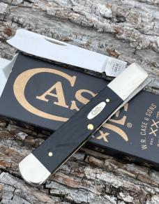 CASE XX ** 2024 JIGGED ROUGH BLACK SYNTHETIC RAZOR KNIFE CASE XX ** 2024 JIGGED ROUGH BLACK SYNTHETIC RAZOR KNIFE