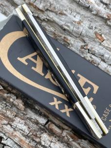 CASE XX ** 2024 JIGGED ROUGH BLACK SYNTHETIC RAZOR KNIFE CASE XX ** 2024 JIGGED ROUGH BLACK SYNTHETIC RAZOR KNIFE