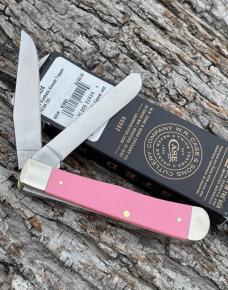 CASE XX ** SFO 2024 PINK SYNTHETIC DOLLHOUSE GOLDEN BRASS DIAMOND SHIELD TRAPPER CASE XX ** SFO 2024 PINK SYNTHETIC DOLLHOUSE GOLDEN BRASS DIAMOND SHIELD TRAPPER
