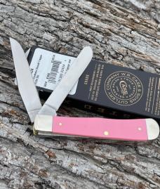 CASE XX ** SFO 2024 PINK SYNTHETIC DOLLHOUSE GOLDEN BRASS DIAMOND SHIELD TRAPPER CASE XX ** SFO 2024 PINK SYNTHETIC DOLLHOUSE GOLDEN BRASS DIAMOND SHIELD TRAPPER