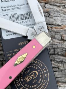 CASE XX ** SFO 2024 PINK SYNTHETIC DOLLHOUSE GOLDEN BRASS SHIELD MINI TRAPPER CASE XX ** SFO 2024 PINK SYNTHETIC DOLLHOUSE GOLDEN BRASS SHIELD MINI TRAPPER