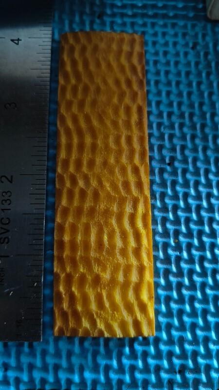 Yellow Jigged Bone scales Yellow Jigged Bone scales