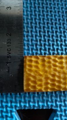 Yellow Jigged Bone scales Yellow Jigged Bone scales