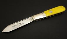 Great Eastern Cutlery #86 Yellow Rose of Texas Barlow GEC Smooth Yellow Bone 862123