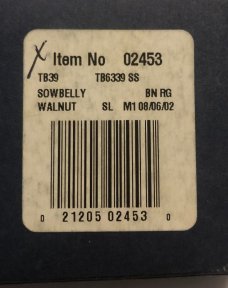 2002 Case Select Walnut Sowbelly 2002 Case Select Walnut Sowbelly