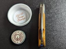 Great Eastern Cutlery 25 Beerlow - Osage Orange. As New in Tube with pin. Great Eastern Cutlery 25 Beerlow - Osage Orange. As New in Tube with pin.
