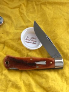 Great Eastern Cutlery Tidioute Burnt Sienna Natural Bone 721123LB Great Eastern Cutlery Tidioute Burnt Sienna Natural Bone 721123LB