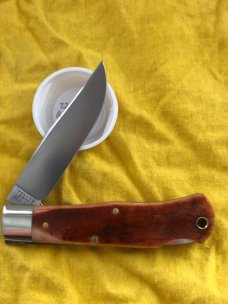 Great Eastern Cutlery Tidioute Burnt Sienna Natural Bone 721123LB Great Eastern Cutlery Tidioute Burnt Sienna Natural Bone 721123LB