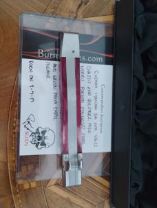 Burn Italian D/A OTF, Paul Panak Custom - Mike Norris Damascus, Giraffe Bone, Paua Shell inlays Burn Italian D/A OTF, Paul Panak Custom - Mike Norris Damascus, Giraffe Bone, Paua Shell inlays