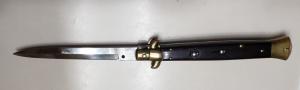 Vintage 11"  Rostfrei Switchblade Snake Wood Scales 