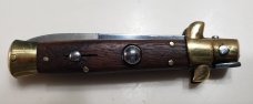 Vintage 7" INOX Rose Wood Switchblade Vintage 7" INOX Rose Wood Switchblade