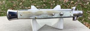 Frank B 13 inch honey horn swivel Dolphin tang 