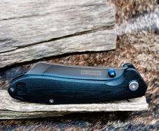 RoseCraft Blades Ogee Manual Flipper Knife RCM007 G10 Handles Stonewash D2 Upswept Cleaver Blade RoseCraft Blades Ogee Manual Flipper Knife RCM007 G10 Handles Stonewash D2 Upswept Cleaver Blade