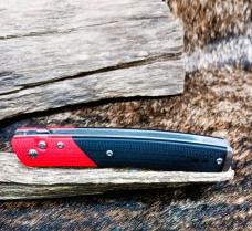 RoseCraft Blades Skink A/O Flipper RCM008 G10 Handles Satin 3.2" D2 Upswept Blade RoseCraft Blades Skink A/O Flipper RCM008 G10 Handles Satin 3.2" D2 Upswept Blade