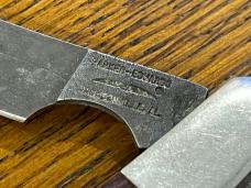 Parker-Edwards 1501D Ltd Ed Sowbellly Trapper w/Damascus Razor Blade & Parkerwood Scales USA A-9108 Parker-Edwards 1501D Ltd Ed Sowbellly Trapper w/Damascus Razor Blade & Parkerwood Scales USA A-9108