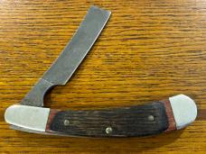 Parker-Edwards 1501D Ltd Ed Sowbellly Trapper w/Damascus Razor Blade & Parkerwood Scales USA A-9108 Parker-Edwards 1501D Ltd Ed Sowbellly Trapper w/Damascus Razor Blade & Parkerwood Scales USA A-9108