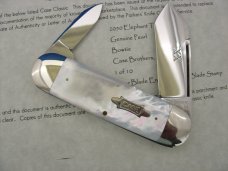 Case XX Classic Sunfish/Toenail Genuine AAA White Pearl Prototype Knife 1 of 10 Case XX Classic Sunfish/Toenail Genuine AAA White Pearl Prototype Knife 1 of 10