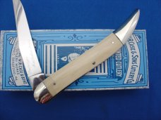 Case XX Classic Genuine Mastodon Ivory $.75 Cent Tang Toothpick Knife Prototype