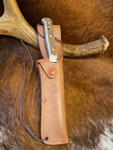 Puma Original Bowie, Genuine Stag, 116396, 103/RC, Handmade in Germany, Stainless Blade, Sheath Puma Original Bowie, Genuine Stag, 116396, 103/RC, Handmade in Germany, Stainless Blade, Sheath