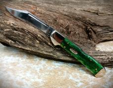Case XX 61549L SS Copperlock 1997 Green Smooth Bone Good User Knife Case XX 61549L SS Copperlock 1997 Green Smooth Bone Good User Knife