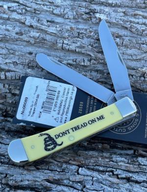 CASE XX ** 2024 "DON'T TREAD ON ME" YELLOW SYNTHETIC TRAPPER