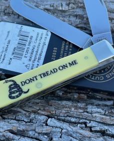 CASE XX ** 2024 "DON'T TREAD ON ME" YELLOW SYNTHETIC TRAPPER