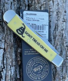 CASE XX ** 2024 "DON'T TREAD ON ME" YELLOW SYNTHETIC TRAPPER CASE XX ** 2024 "DON'T TREAD ON ME" YELLOW SYNTHETIC TRAPPER