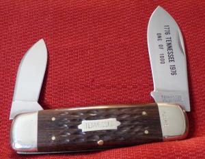 TAYLOR CUTLERY BI-CENTENNIAL TENNESSEE ELPHANT TOE  JAPAN 1976 CHECK OR MONEY ORDER