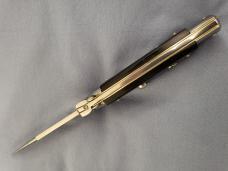 *NOS*Frank Beltrame ITALIAN 9" Brazilian Horn Stiletto w/Bayonet Blade 4MM *NOS*Frank Beltrame ITALIAN 9" Brazilian Horn Stiletto w/Bayonet Blade 4MM