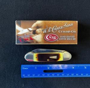 Case XX USA 42131 SS BUMBLEBEE DELRIN 2 Blade Canoe Knife with Original Box